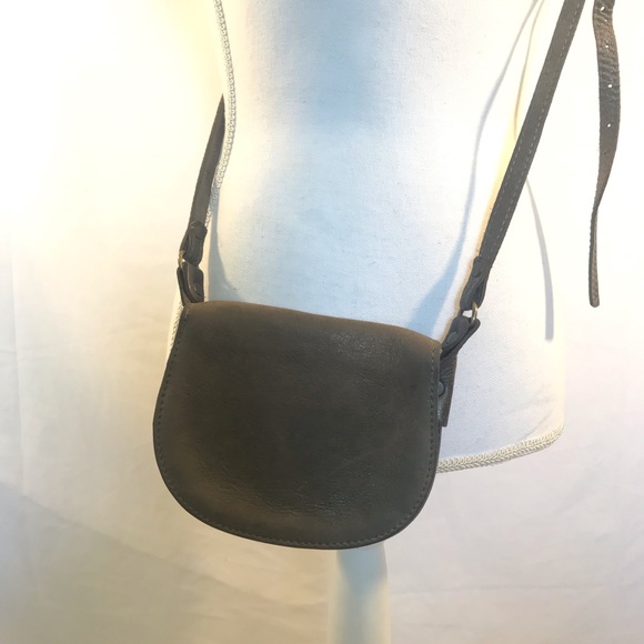 Vintage Handbags - Vintage Mini Leather Crossbody Bag